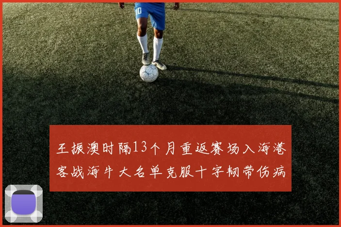 王振澳时隔13个月重返赛场入海港客战海牛大名单克服十字韧带伤病挑战